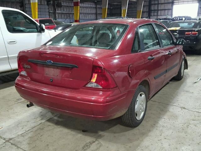 1FAFP33P43W181871 - 2003 FORD FOCUS LX BURGUNDY photo 4