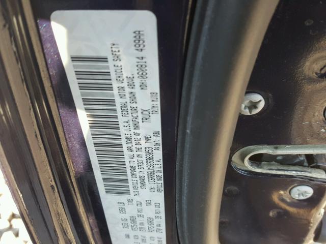 1C6RR6LM9GS383053 - 2016 RAM 1500 SLT BLUE photo 10