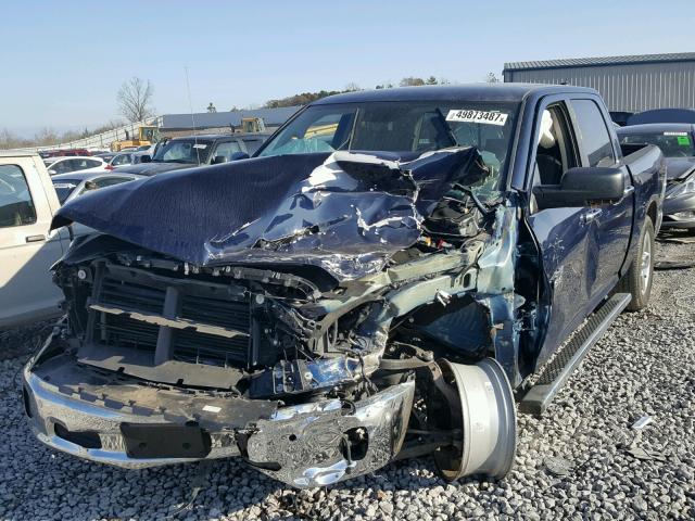 1C6RR6LM9GS383053 - 2016 RAM 1500 SLT BLUE photo 2