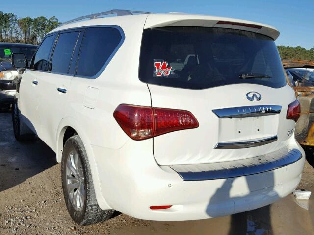 JN8AZ2NF4G9611632 - 2016 INFINITI QX80 WHITE photo 3