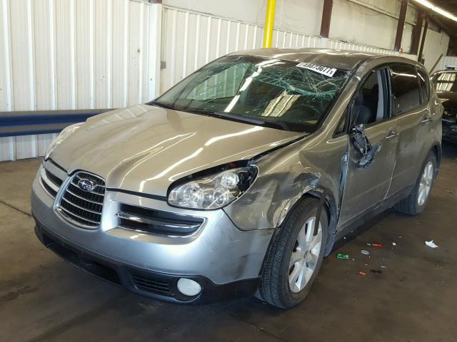 4S4WX85C064411953 - 2006 SUBARU B9 TRIBECA GRAY photo 2