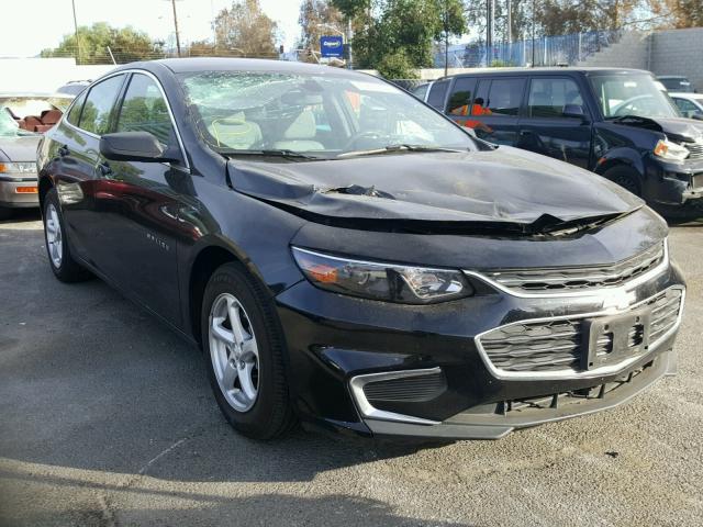 1G1ZB5ST9GF350068 - 2016 CHEVROLET MALIBU LS BLACK photo 1