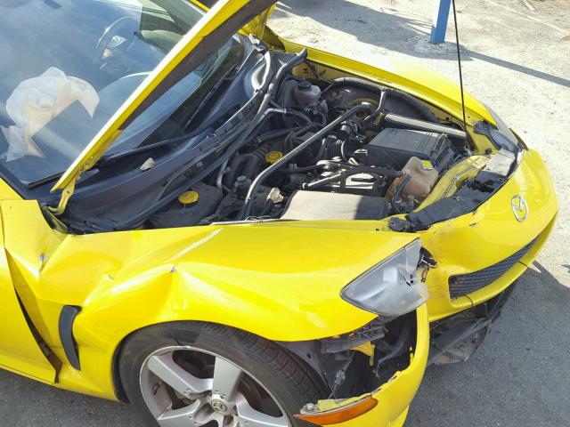 JM1FE173040114880 - 2004 MAZDA RX8 YELLOW photo 9