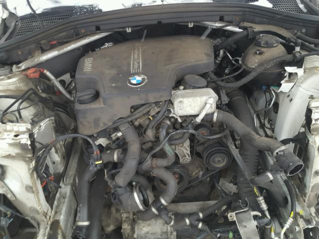 5UXWX9C57D0A17256 - 2013 BMW X3 XDRIVE2 WHITE photo 7