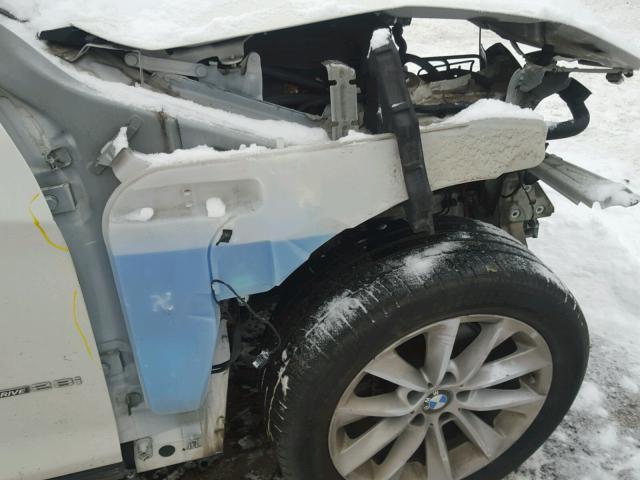 5UXWX9C57D0A17256 - 2013 BMW X3 XDRIVE2 WHITE photo 9