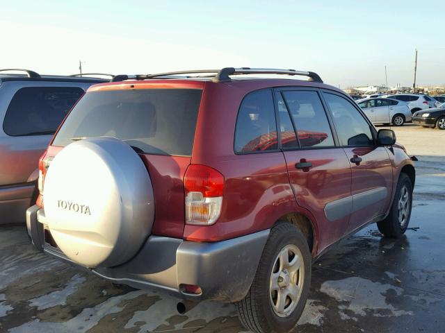 JTEGH20V820076997 - 2002 TOYOTA RAV4 ORANGE photo 4