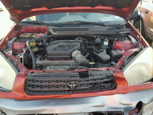 JTEGH20V820076997 - 2002 TOYOTA RAV4 ORANGE photo 7