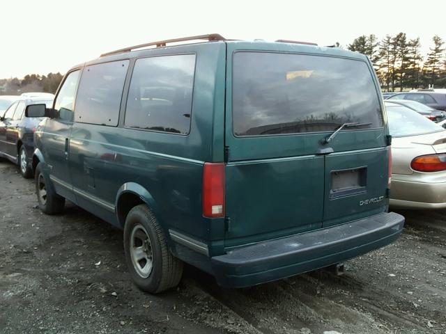 1GNDM19W7TB181634 - 1996 CHEVROLET ASTRO GREEN photo 3