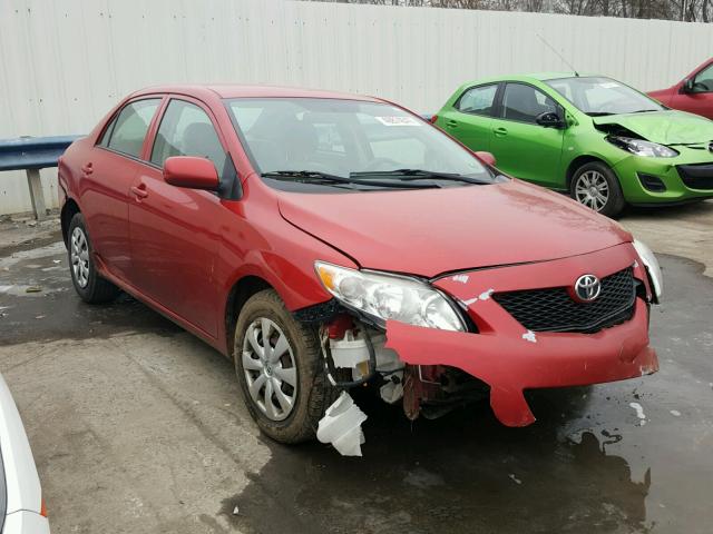 2T1BU40E29C168919 - 2009 TOYOTA COROLLA BA BURGUNDY photo 1