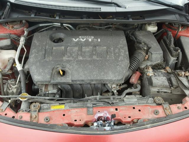 2T1BU40E29C168919 - 2009 TOYOTA COROLLA BA BURGUNDY photo 7