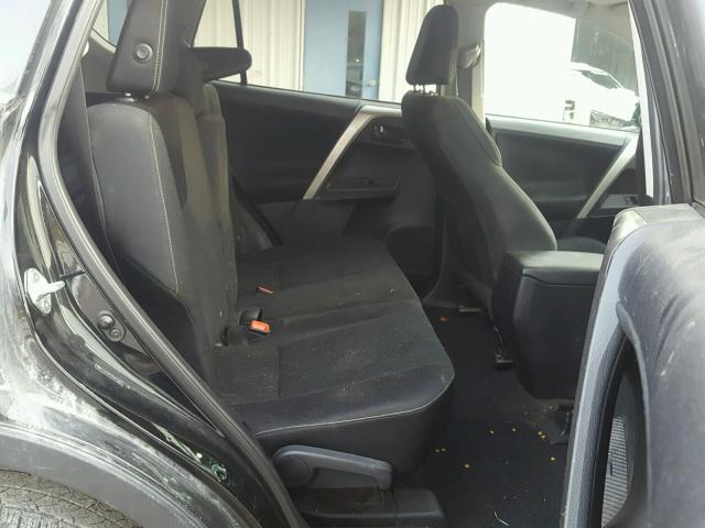 2T3RFREVXDW013077 - 2013 TOYOTA RAV4 XLE BLACK photo 6