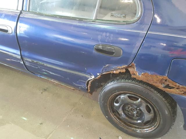 1Y1SK5265VZ439520 - 1997 GEO PRIZM BASE BLUE photo 9