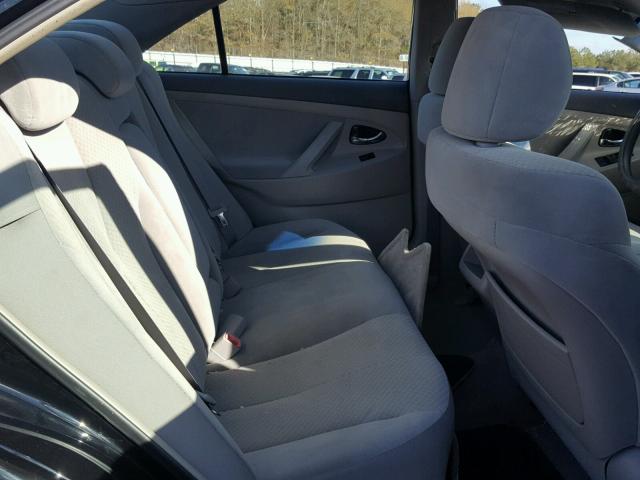 4T1BE46K99U899078 - 2009 TOYOTA CAMRY BASE BLACK photo 6