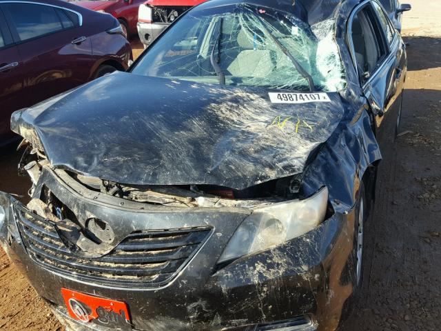 4T1BE46K99U899078 - 2009 TOYOTA CAMRY BASE BLACK photo 9