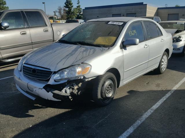 1NXBR32E77Z927102 - 2007 TOYOTA COROLLA CE SILVER photo 2