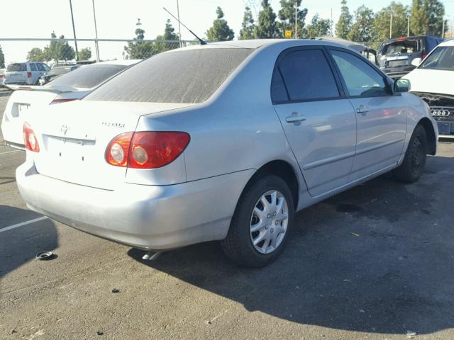 1NXBR32E77Z927102 - 2007 TOYOTA COROLLA CE SILVER photo 4