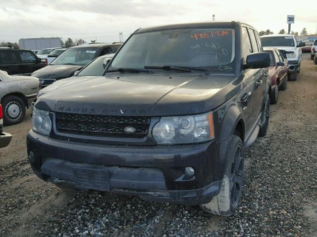 SALSF2D42BA711706 - 2011 LAND ROVER RANGE ROVE BLACK photo 2