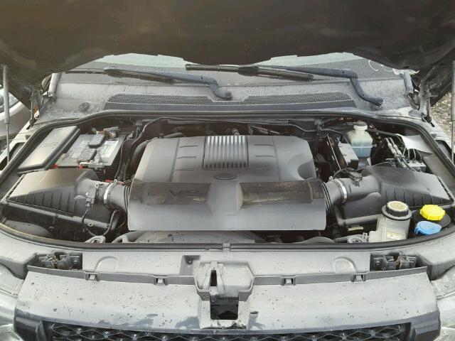 SALSF2D42BA711706 - 2011 LAND ROVER RANGE ROVE BLACK photo 7