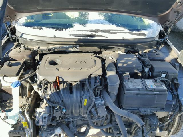 5NPE24AF9FH154681 - 2015 HYUNDAI SONATA SE BLACK photo 7