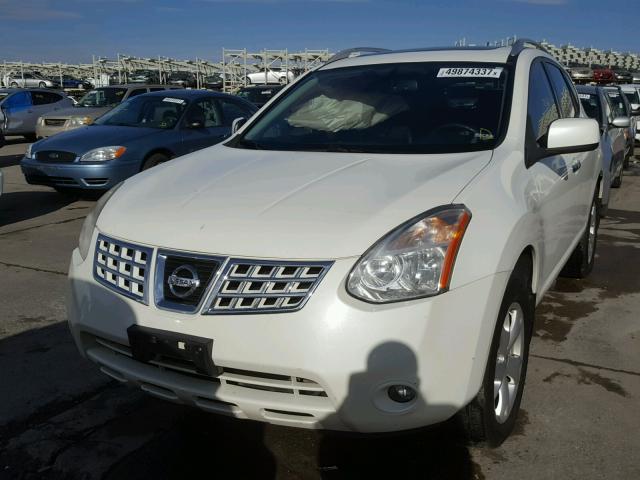 JN8AS5MV0AW139050 - 2010 NISSAN ROGUE S WHITE photo 2