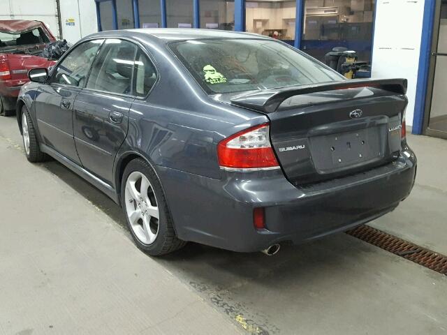 4S3BL626187224000 - 2008 SUBARU LEGACY 2.5 GRAY photo 3