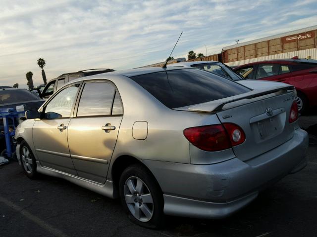 1NXBR32E93Z002055 - 2003 TOYOTA COROLLA CE SILVER photo 3