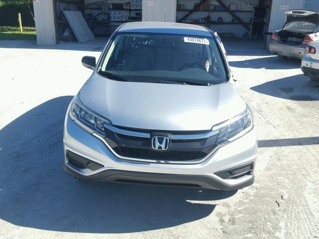 2HKRM3H48GH552797 - 2016 HONDA CR-V SE SILVER photo 9