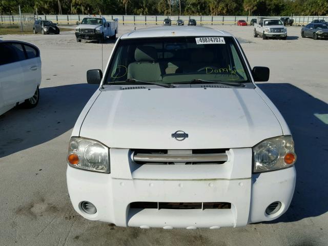 1N6DD26S61C330409 - 2001 NISSAN FRONTIER K WHITE photo 9