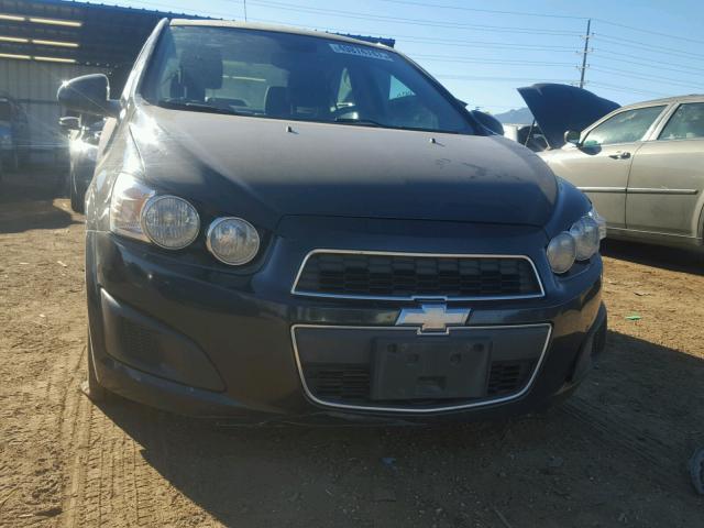 1G1JD5SB6C4118175 - 2012 CHEVROLET SONIC LT BLACK photo 9