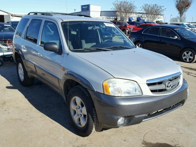 4F2YZ04134KM22852 - 2004 MAZDA TRIBUTE LX SILVER photo 1