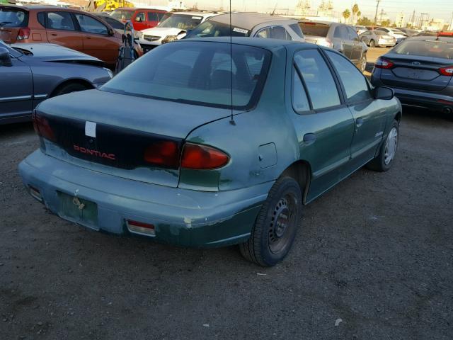 3G2JB5244XS845324 - 1999 PONTIAC SUNFIRE SE GREEN photo 4