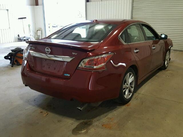 1N4AL3AP7EC194417 - 2014 NISSAN ALTIMA 2.5 RED photo 4