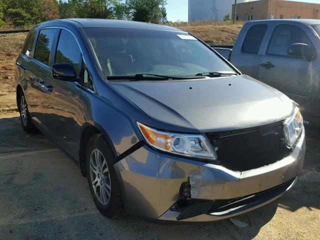 5FNRL5H61CB023930 - 2012 HONDA ODYSSEY EX GRAY photo 1
