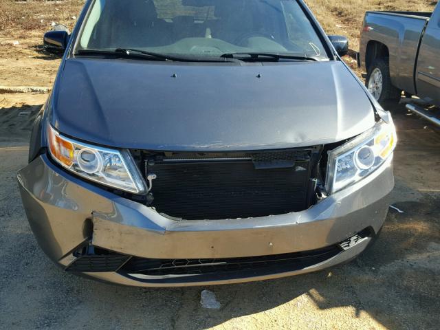 5FNRL5H61CB023930 - 2012 HONDA ODYSSEY EX GRAY photo 9