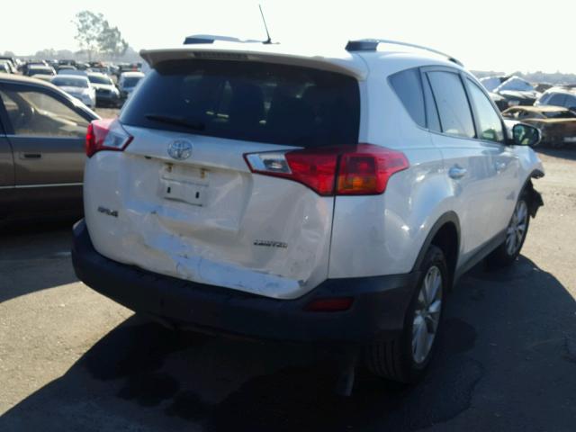 2T3YFREV2EW096498 - 2014 TOYOTA RAV4 LIMIT WHITE photo 4