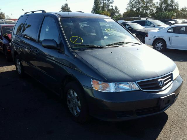 5FNRL18733B043498 - 2003 HONDA ODYSSEY EX BLUE photo 1