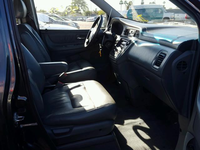 5FNRL18733B043498 - 2003 HONDA ODYSSEY EX BLUE photo 5