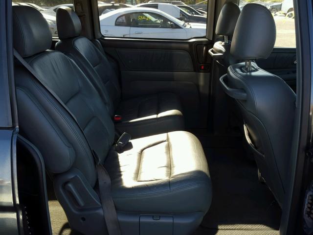 5FNRL18733B043498 - 2003 HONDA ODYSSEY EX BLUE photo 6
