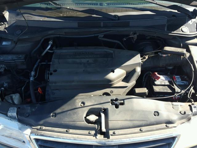 5FNRL18733B043498 - 2003 HONDA ODYSSEY EX BLUE photo 7