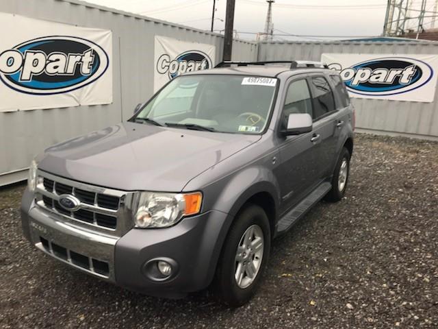 1FMCU49H78KA50861 - 2008 FORD ESCAPE HEV GRAY photo 2