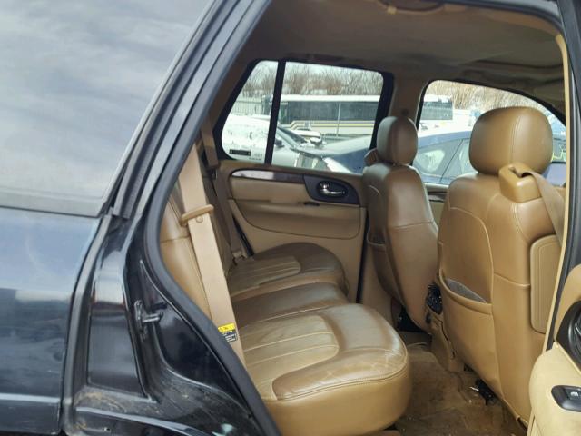 1GKDT13S822297347 - 2002 GMC ENVOY BLACK photo 6