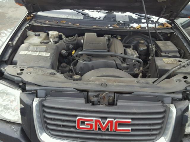 1GKDT13S822297347 - 2002 GMC ENVOY BLACK photo 7