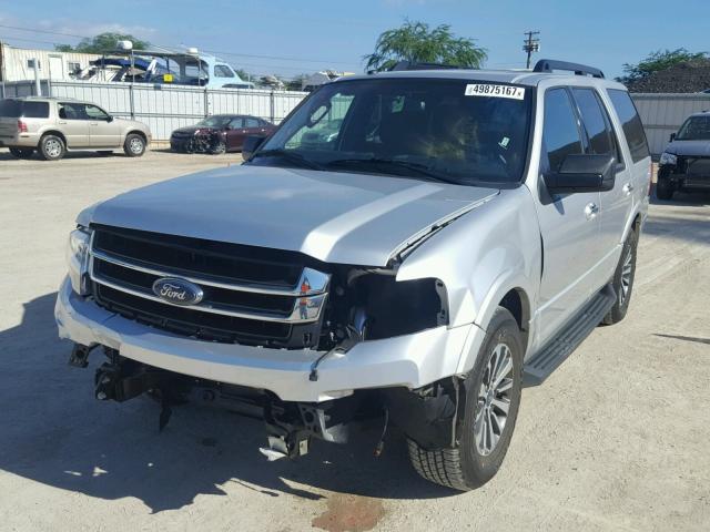 1FMJU1HT8HEA48577 - 2017 FORD EXPEDITION SILVER photo 2