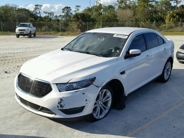 1FAHP2E88DG157299 - 2013 FORD TAURUS SEL WHITE photo 2