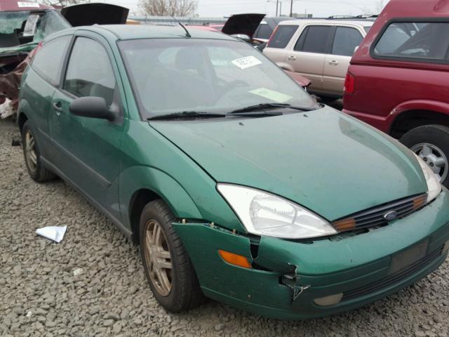 3FAFP313X2R168625 - 2002 FORD FOCUS ZX3 GREEN photo 1