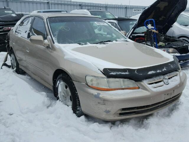 1HGCG165X1A800982 - 2001 HONDA ACCORD EX BEIGE photo 1