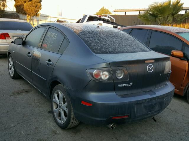 JM1BK32G891227619 - 2009 MAZDA 3 I GRAY photo 3