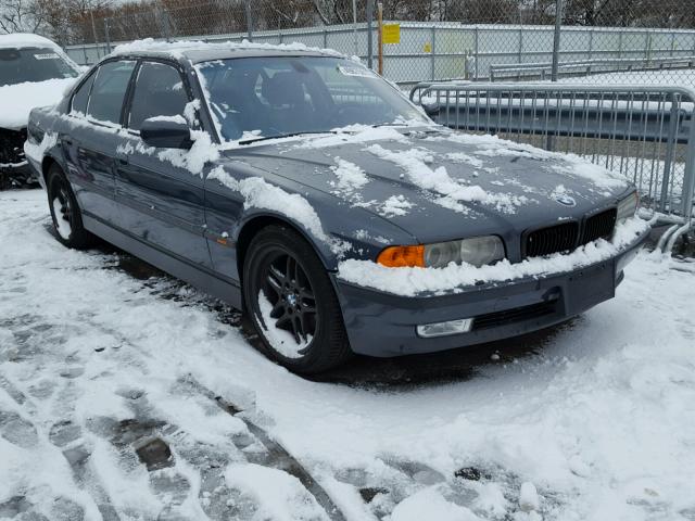 WBAGG8340YDN78009 - 2000 BMW 740 I AUTO GRAY photo 1