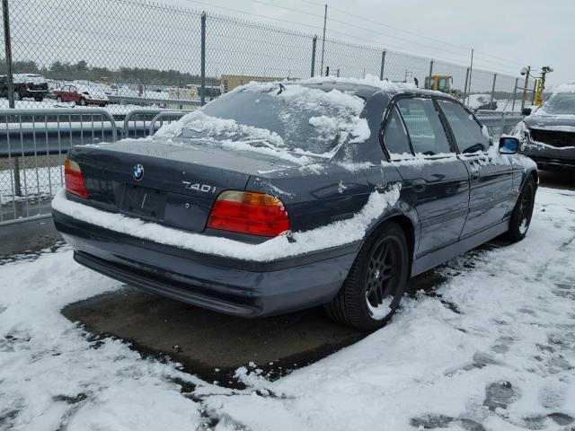 WBAGG8340YDN78009 - 2000 BMW 740 I AUTO GRAY photo 4