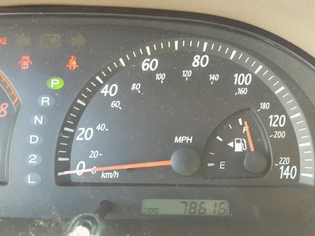 4T1BE32K62U513089 - 2002 TOYOTA CAMRY LE 金色 照片 8